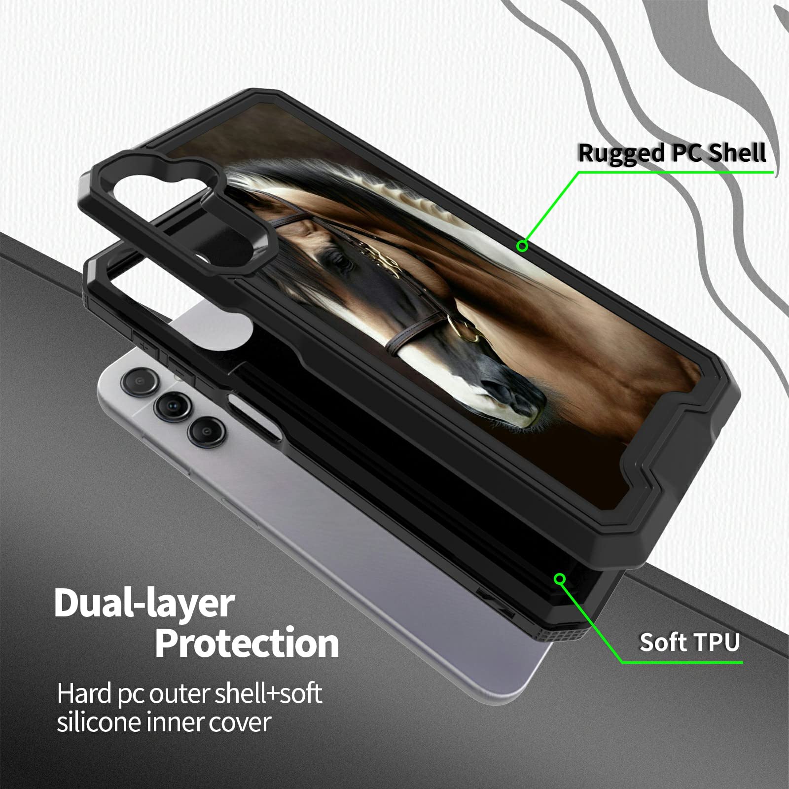 Amazon.com: Rossy for Samsung Galaxy A54 5G Case 2023, Galaxy A54